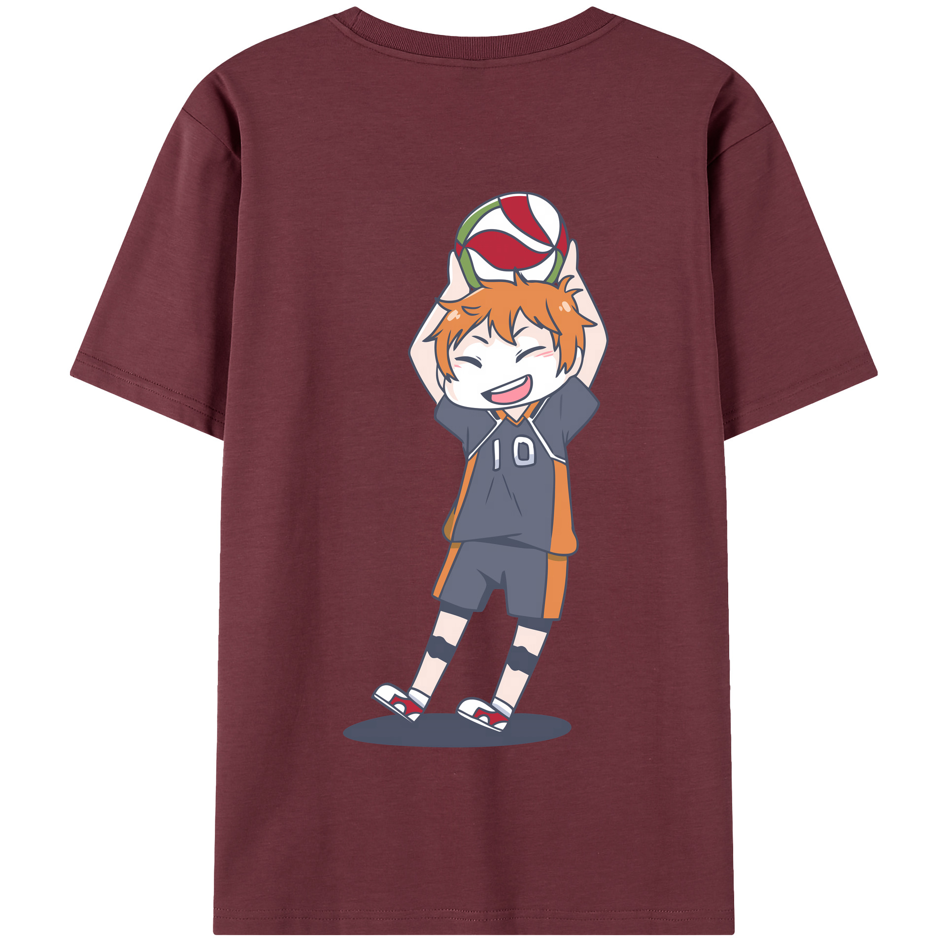 （画像用） ハイキュー!! Haikyu!! 綿100％半袖Tシャツ（背面プリント）